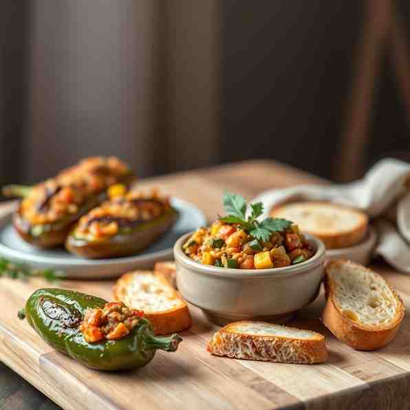 Pindjur Recipe - A Zesty Spread for Stuffed Peppers & More